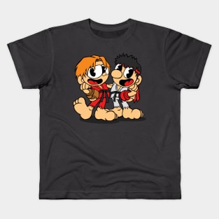 fighter head Kids T-Shirt